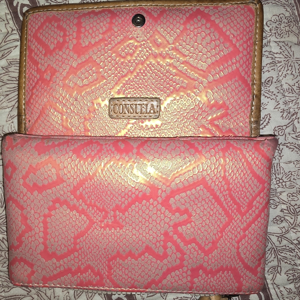 Consuela Pink and Gold Women's Bag